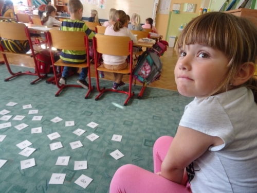 Příprava předškoláků a návštěva ZŠ Sokoleč